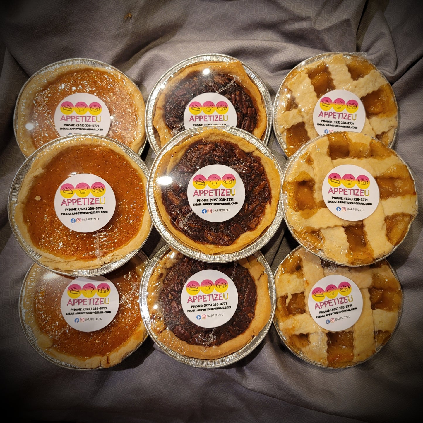 Mini Pies - Variety Pack of 3